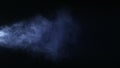 Smoke on a dark background. Vaping. 4K UHD