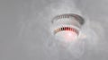 Smoke detector in apartment Royalty Free Stock Photo