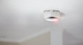 Smoke detector in apartment Royalty Free Stock Photo