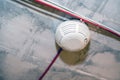 Smoke detector on a ceiling Royalty Free Stock Photo