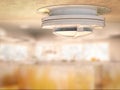 Smoke detector on ceiling Royalty Free Stock Photo