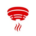 Smoke detector vector icon