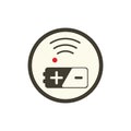 Smoke detector icon Royalty Free Stock Photo