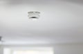 Smoke detector in apartment Royalty Free Stock Photo