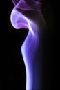 Smoke, through extreme bends, flowing up, colorful Royalty Free Stock Photo