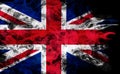 Smoke flag of United Kingdom