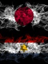 Smoke flags of Japan, Japanese and Myanmar, Chin National Army