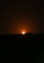 Smoke and flames rise after Israeli army war planes carried out airstrikes over of Deir Al-Balah in the central Gaza Strip