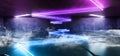 Smoke Fog Virtual Neon Lights Laser Show Purple Blue Vibrant Underground Hallway Entrance  Club Background Reality Glowing Beams