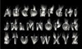 Smoke font collection.