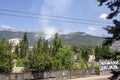 Forest fire, Yalta, Ukraine Royalty Free Stock Photo