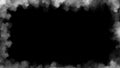 Smoke frame misty texture effect for film , text or space . Border texture overlays Royalty Free Stock Photo
