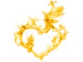 Smoke heart Royalty Free Stock Photo