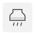 Smoke hood vector icon Royalty Free Stock Photo