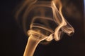 Smoke incense meditation abstract background spiritual background ritual aroma Royalty Free Stock Photo