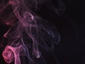 Smoke incense meditation abstract background spiritual background ritual aroma Royalty Free Stock Photo