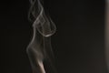 Smoke incense meditation abstract background spiritual background ritual aroma Royalty Free Stock Photo