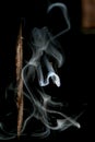 Smoke from an incense stick