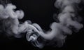 Smoke isolated on black background White Smoke Background Images