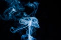 Smoke looks like a jellyfish Royalty Free Stock Photo