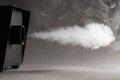 Smoke machine in action Royalty Free Stock Photo