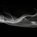 Smoke Mixed Black Background Beautiful Composition