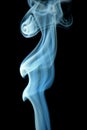 The smoke by paper burn Royalty Free Stock Photo