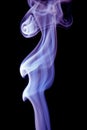 The smoke by paper burn Royalty Free Stock Photo