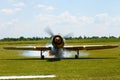 Smoke plane Royalty Free Stock Photo