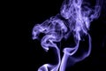 Smoke from incense stick Royalty Free Stock Photo