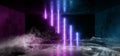 Smoke Sci Fi Neon Background Cyberpunk Futuristic Luminous Psychedelic Abstract Shaped Purple Pink Blue Ultraviolet Club Dance Royalty Free Stock Photo