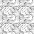 Smoke seamless vector pattern