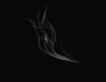 Smoke spreading on dark background ep07