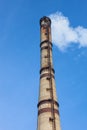 Smoke stack of the industrial plant Royalty Free Stock Photo