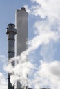 Smoke Stacks Royalty Free Stock Photo