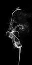 Smoke Stock Image In Black Background Royalty Free Stock Photo