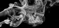 Smoke swirl flow Royalty Free Stock Photo