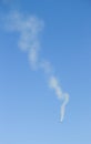 Smoke Trail from Jet Plane Royalty Free Stock Photo