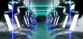 Smoke Virtual Futuristic Sci Fi Modern Glossy Metal Reflective Alien Spaceship Entrance Hallway Corridor Tunnel Dark Laser Vibrant