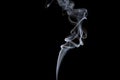 Smoke volutes or flips Royalty Free Stock Photo