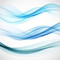 Smoke wave background. Vector illustration Royalty Free Stock Photo