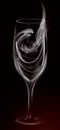 Smoke Wine Glass