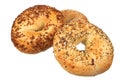 Three Bagel Royalty Free Stock Photo