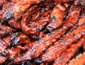 Smoked Barbecue Pork Spare Ribs Royalty Free Stock Photo