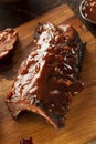 Smoked Barbecue Pork Spare Ribs