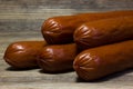 Smoked beer sausages