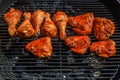 Smoked chicken legs barbeque Royalty Free Stock Photo