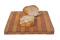 Smoked chicken meat loaf on a board Royalty Free Stock Photo