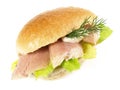 Smoked Eel - Fish Bread Roll Royalty Free Stock Photo