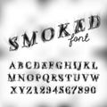 Smoked font set